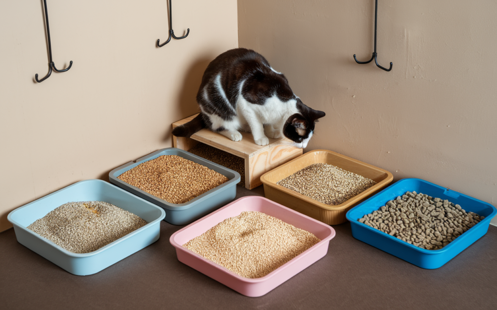 Chat qui fait pipi partout