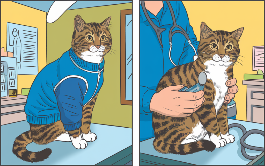 Protection anti-parasitaire pour chat utilisant Advocate pour éliminer les puces, tiques et vers.