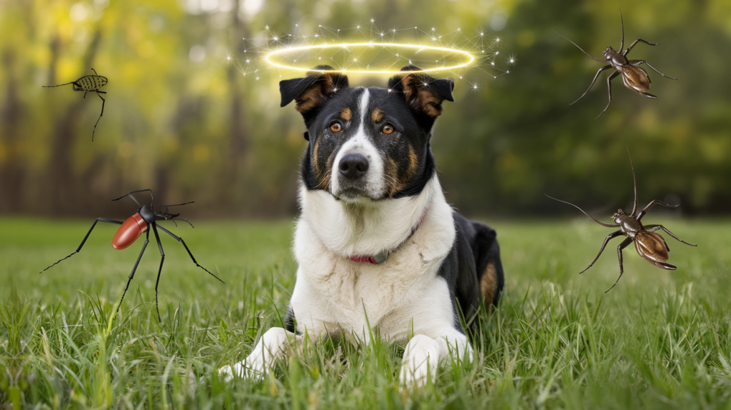 simparica chien : action du sarolaner bloquant le système nerveux des parasites pour protéger les chiens